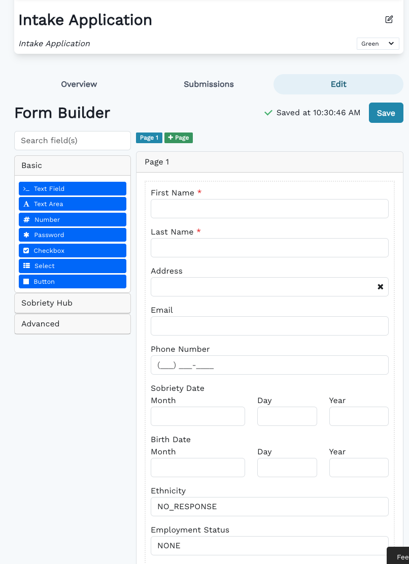 Introducing the New Custom Forms Feature in Sobriety Hub: Elevating ...