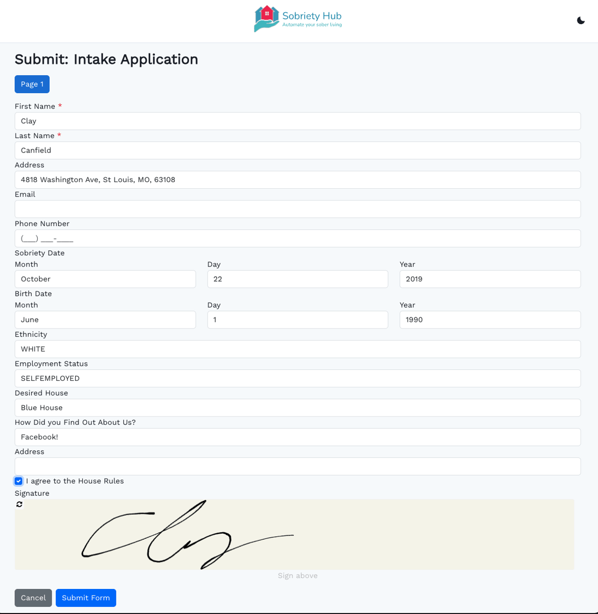 Introducing the New Custom Forms Feature in Sobriety Hub: Elevating ...