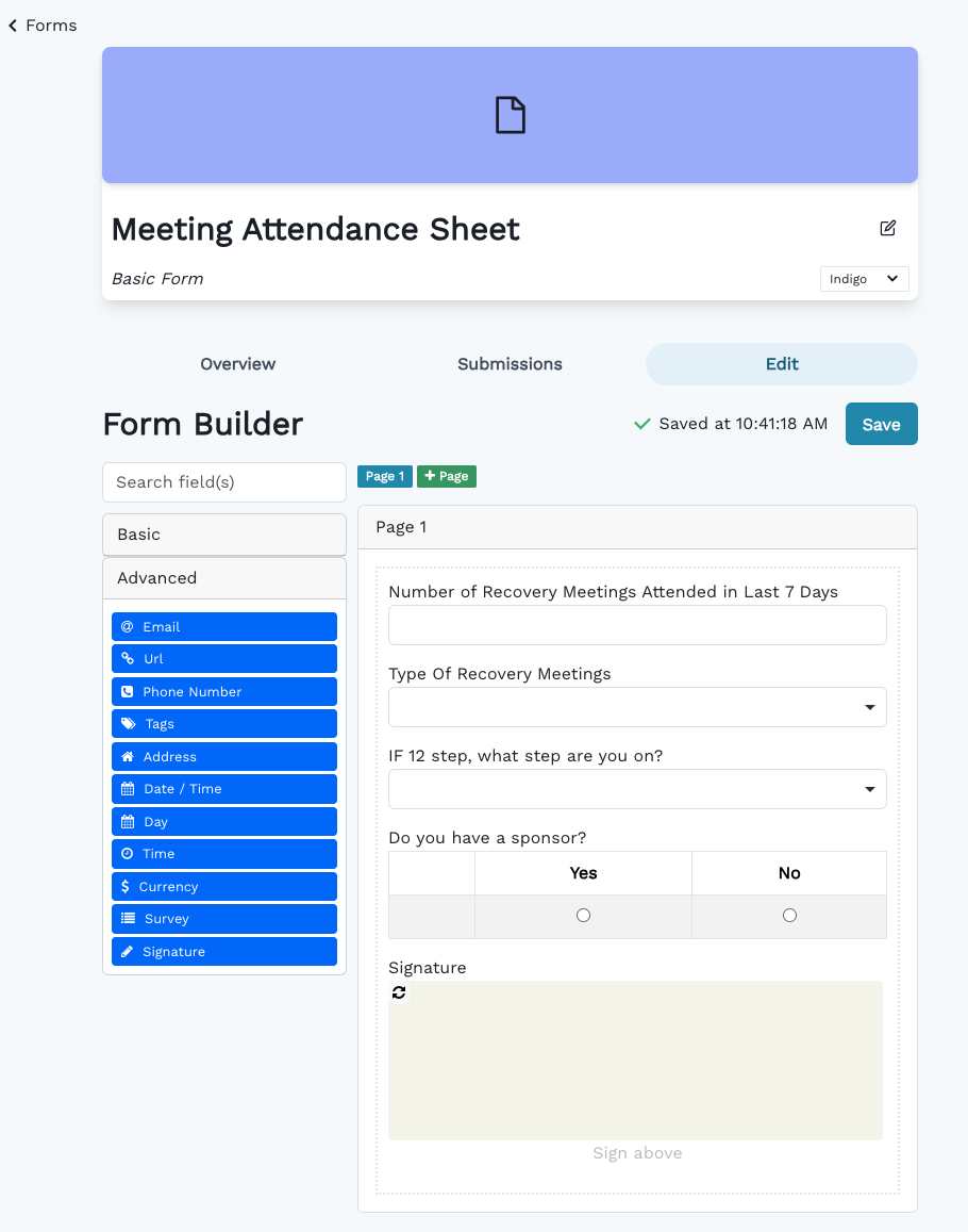 Introducing the New Custom Forms Feature in Sobriety Hub: Elevating ...